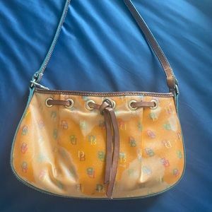 Orange Dooney & Burke Y2K leather purse